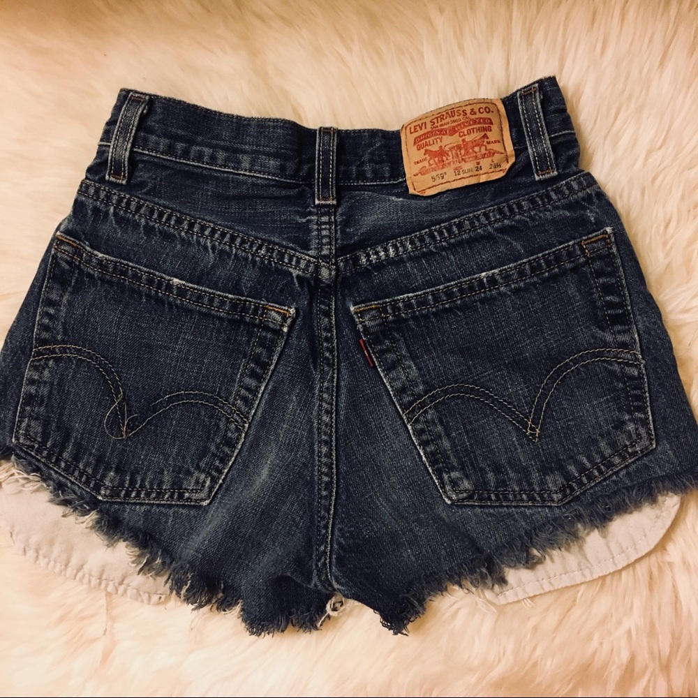 Nike High Rise Cut off shorts